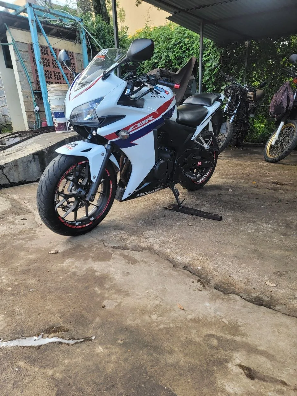 Honda CBR400 — service & leak repair — photo 1