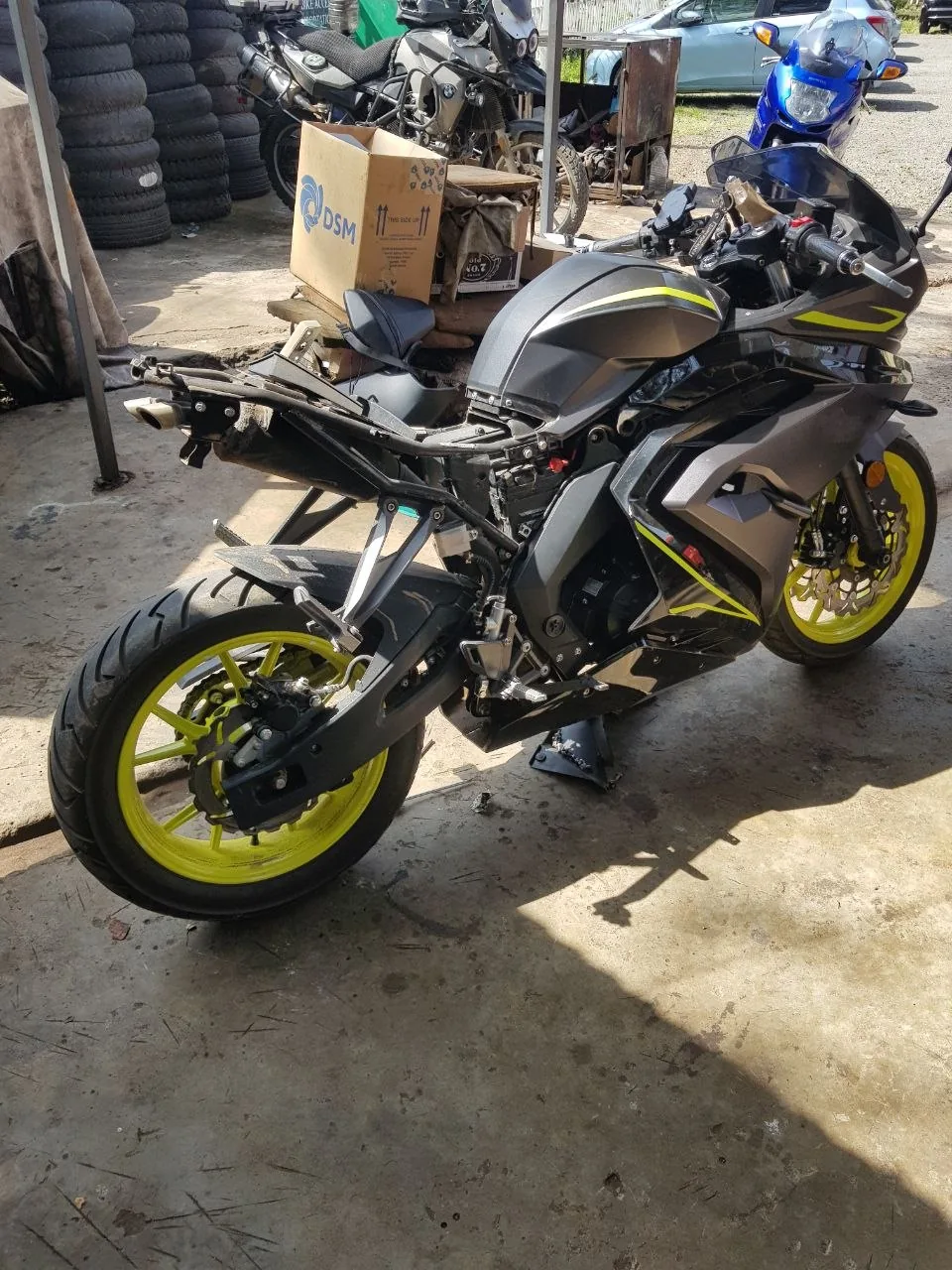 Taro 200 — custom exhaust — photo 1